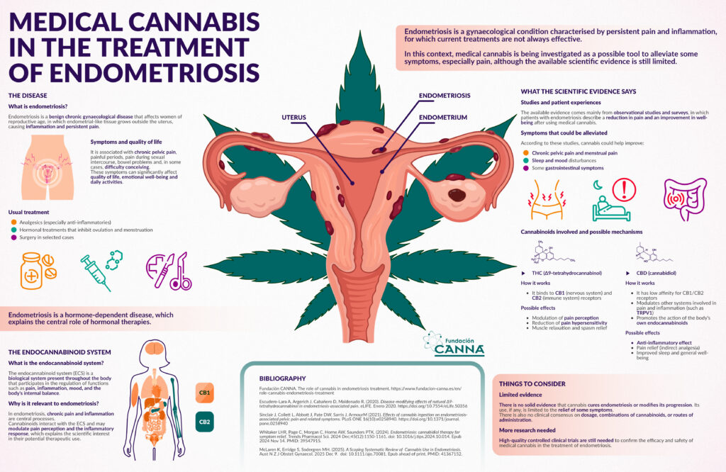 Endocannabinoid System for Endometriosis Pain